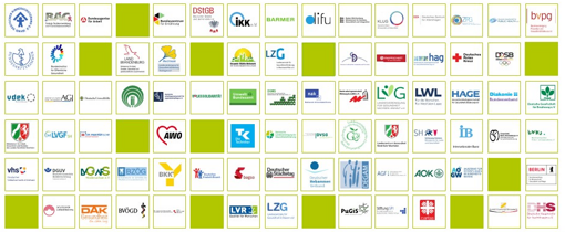 Kollage mit Logos der einzelnen Mitgliederorganisationen des Kooperationsverbundes.
