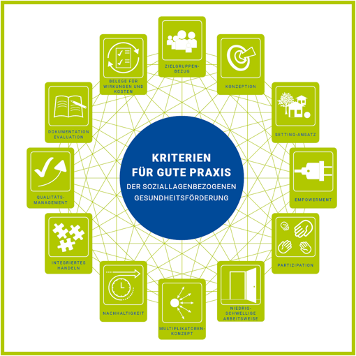 Schaubild der Good-Practice-Kriterien